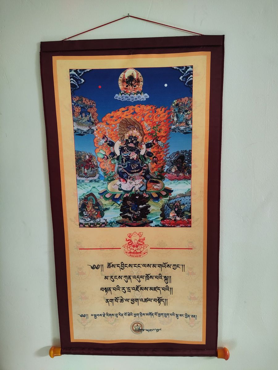 Tibetan Buddhist scroll