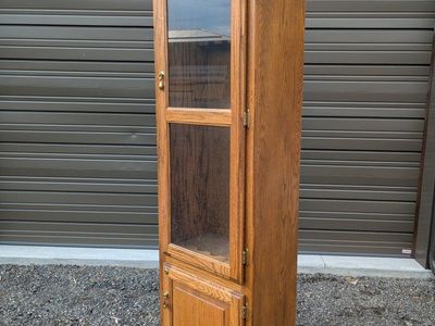 Oak Gun Cabinet