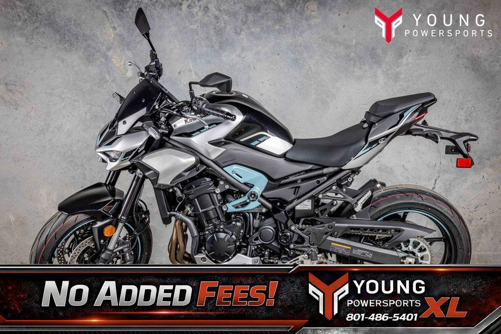 2025 Kawasaki Z900 ABS Galaxy Silver/Metallic Spark Black