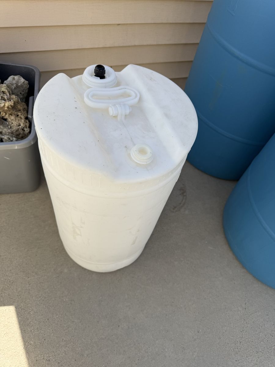 15 gallon water barrel