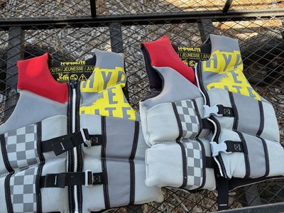 Youth life jackets (life vests)- 55-88 lbs size
