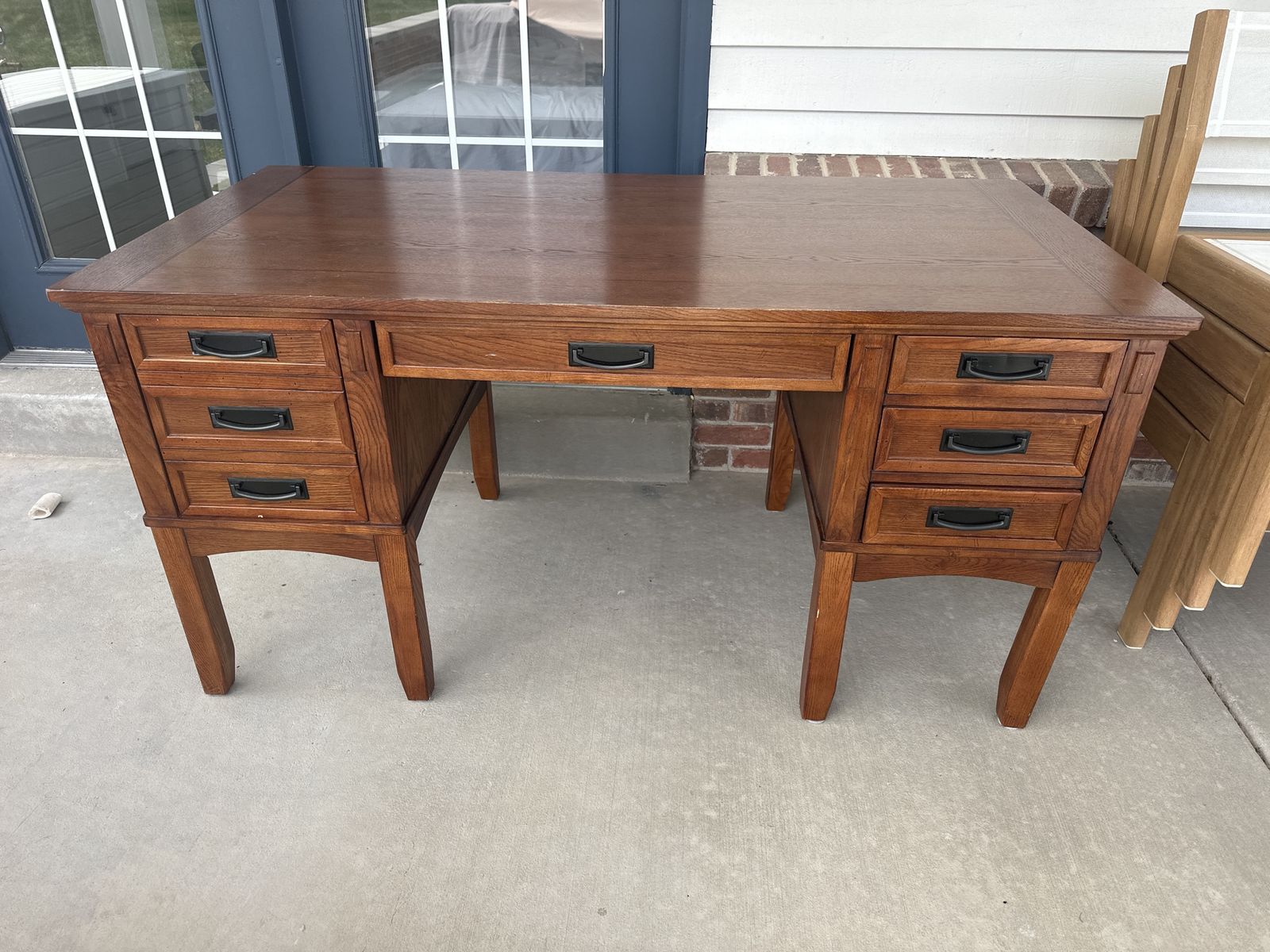 Wood desk