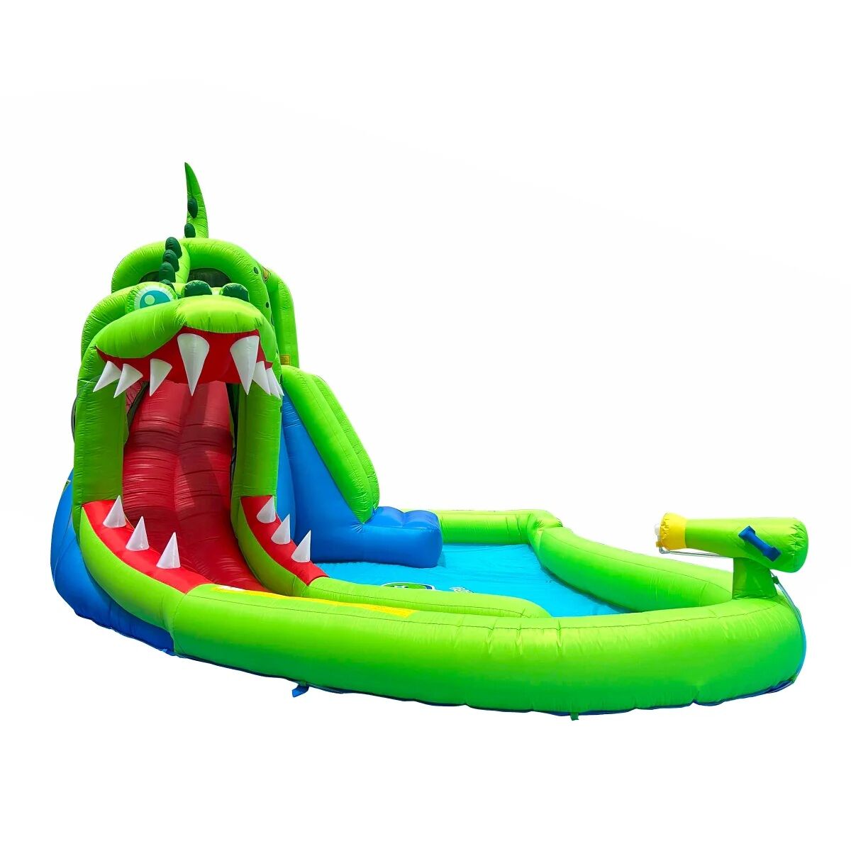 Crocodile Cave Adventure Water Slide 153.5in W x 204.7in L x 122in H 1872071 #102052