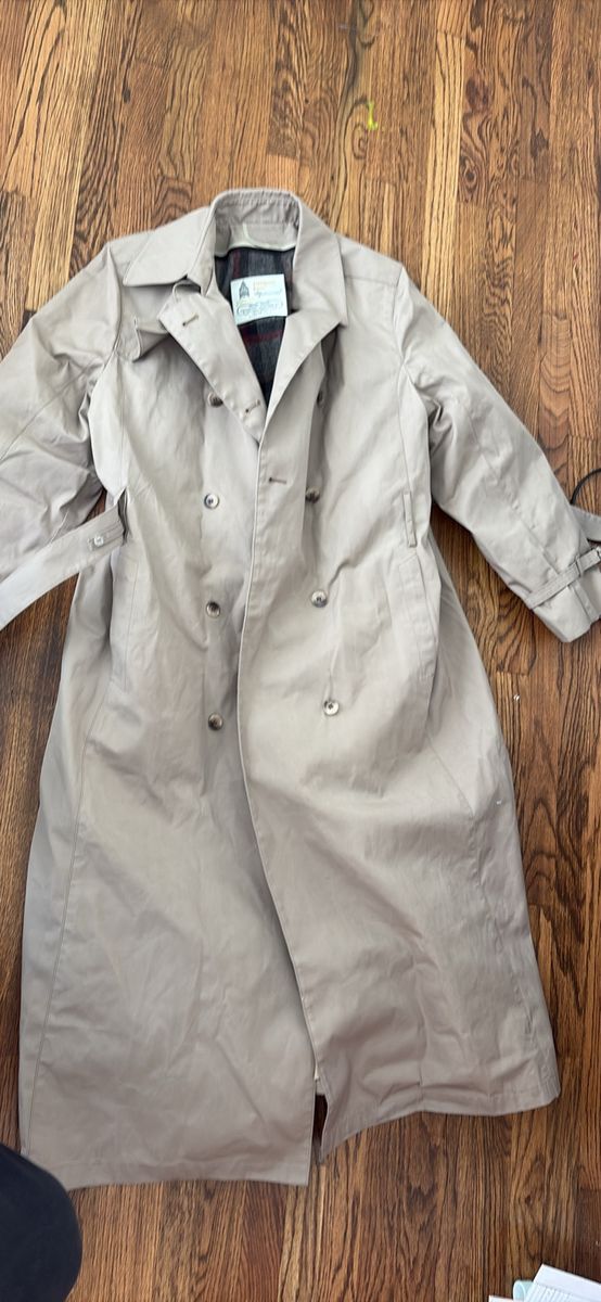 London Fog trench coat size 14