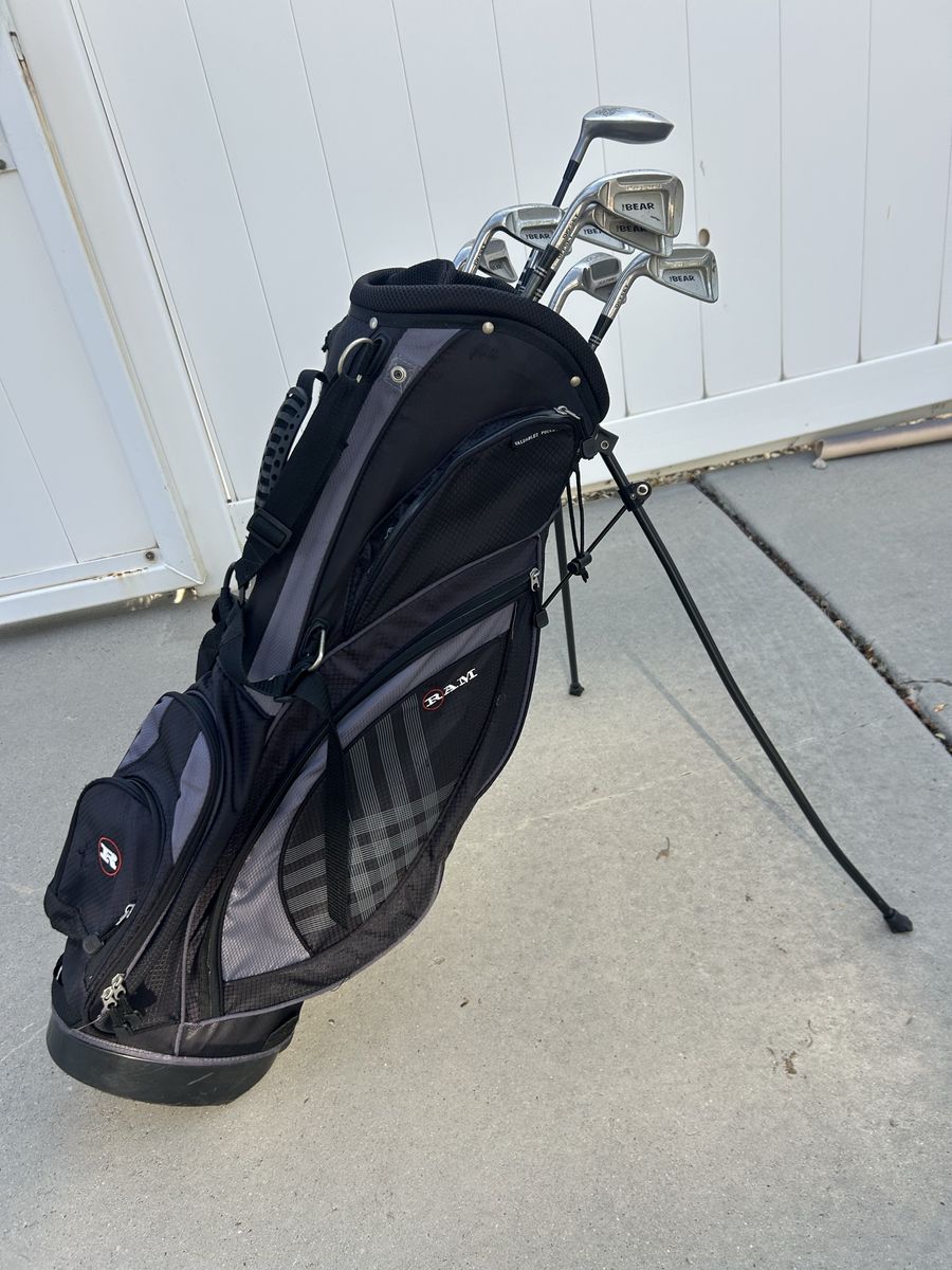 Left-handed Golf Clubs with bag