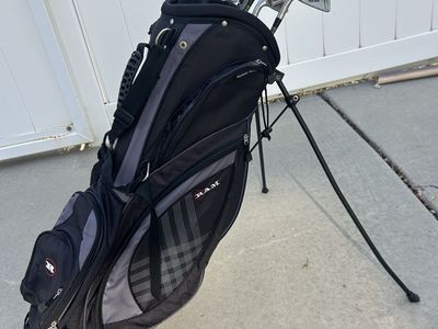 Left-handed Golf Clubs with bag