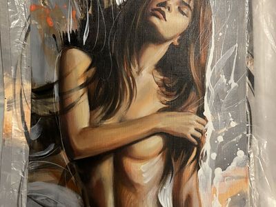 13 woman portrait painting ART