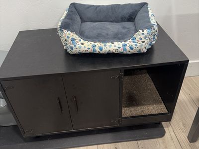 Literally box cabinet and supplies