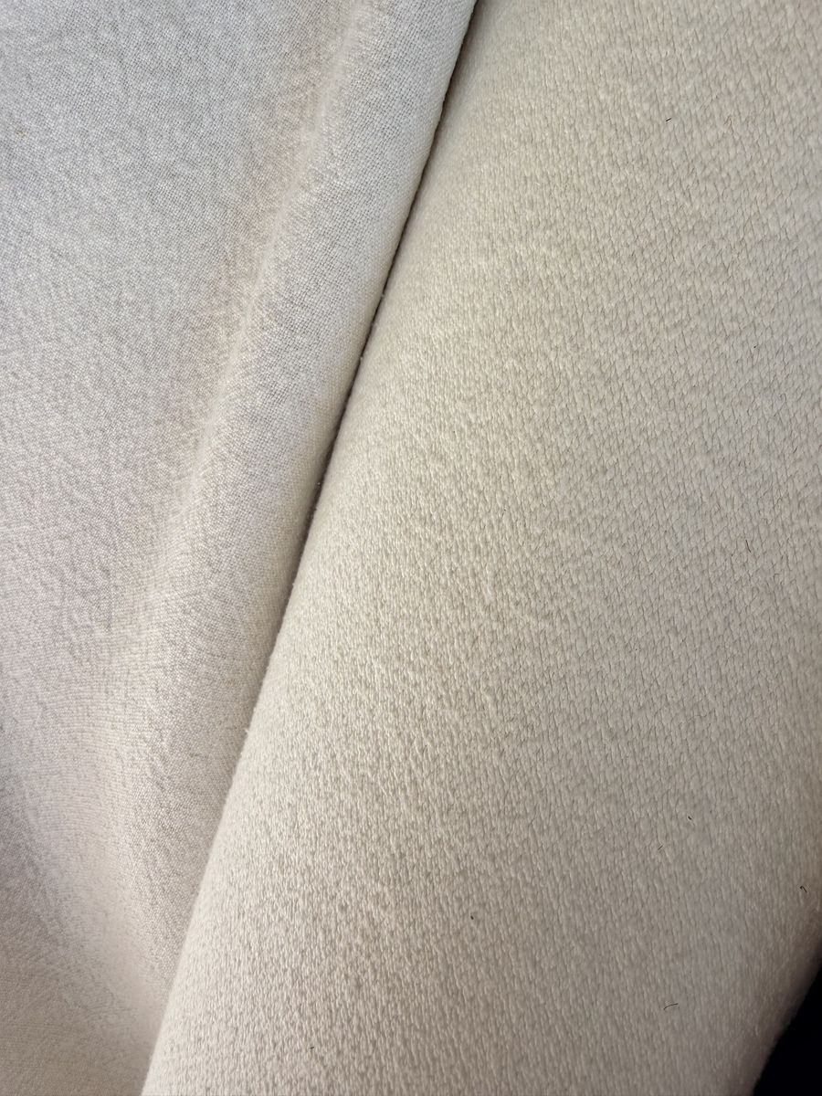 New 10 Yard Roll of Cream Boucle Fabric THICK