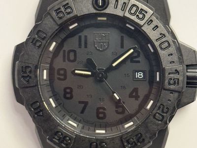 Luminox blackout watch series 3500 watch tritium