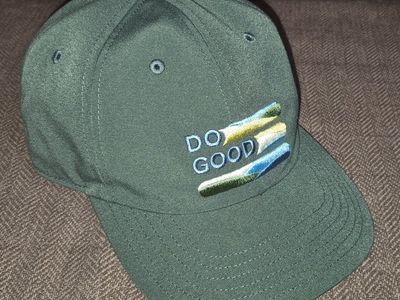 Like-New! Cotopaxi Do Good Stripe Dad Hat Cap Green Unisex One Size