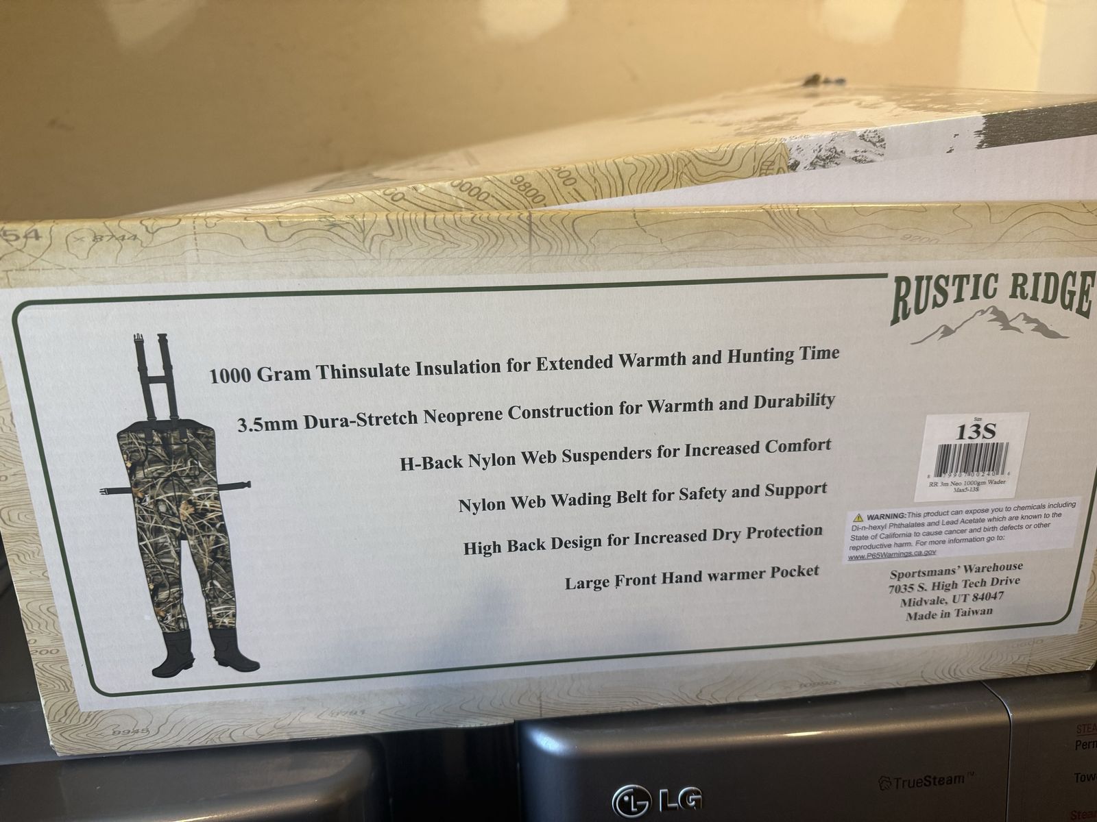 Rustic ridge neoprene waders
