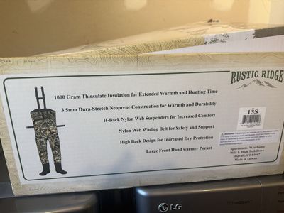 Rustic ridge neoprene waders