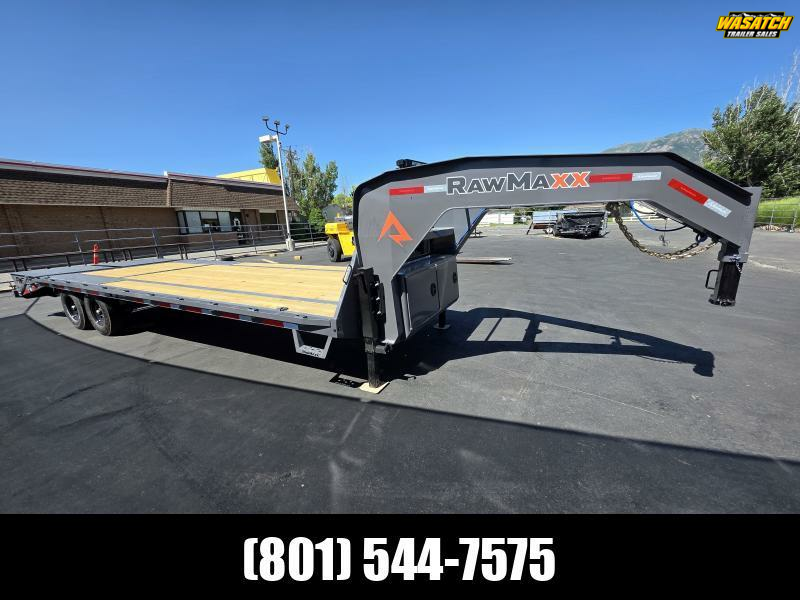 2026 RawMaxx 26' FDXS Equipment Flatbed Trailer