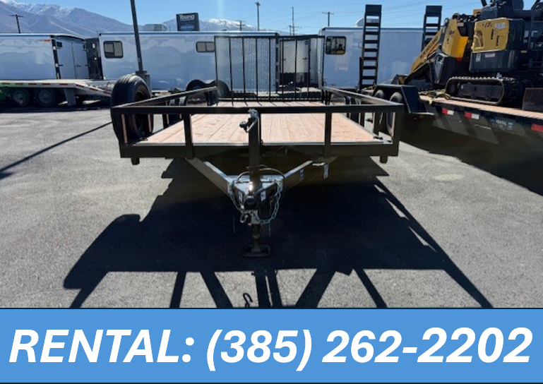 7x16 Utility Trailer for Rent Only $59