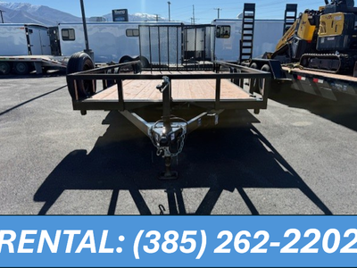 7x16 Utility Trailer for Rent Only $59