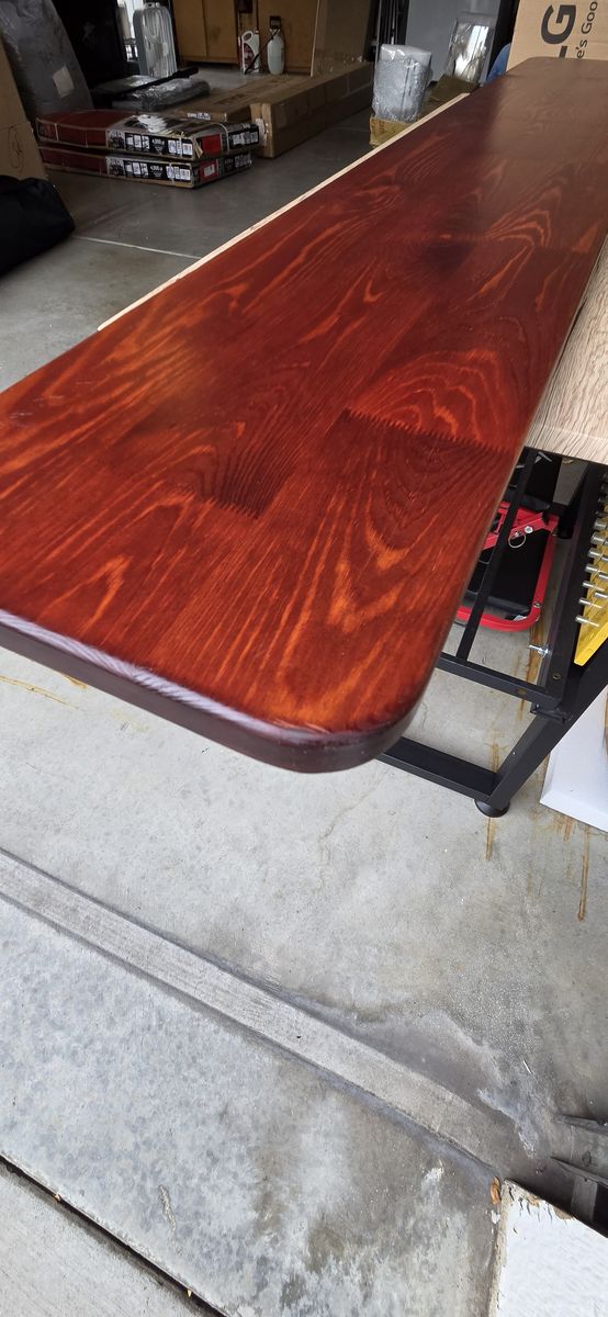 Red Mahogany/Auburn Wood for Bench, Shelf, Mantle, 65” x 11” x 1”