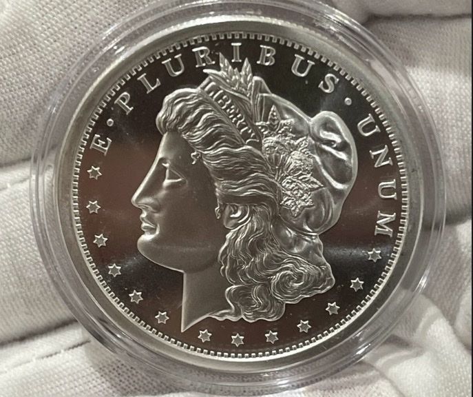 2 Golden State Mint Morgan Dollar Style .999 Fine Silver 1 Troy Ounce Rounds