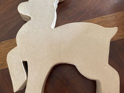 Cardboard Reindeer Cutout