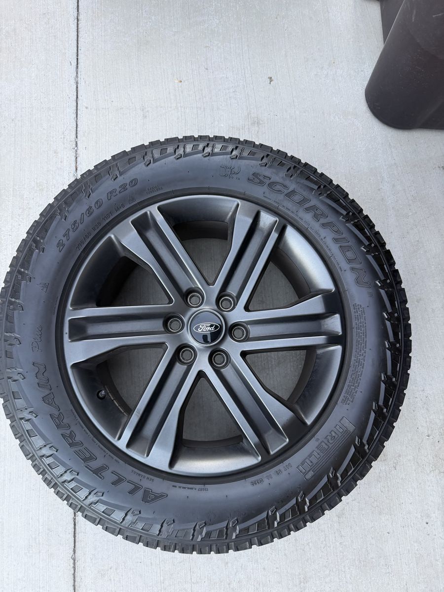 F150 20" Rins With Scorpion AT TIres - new Ish