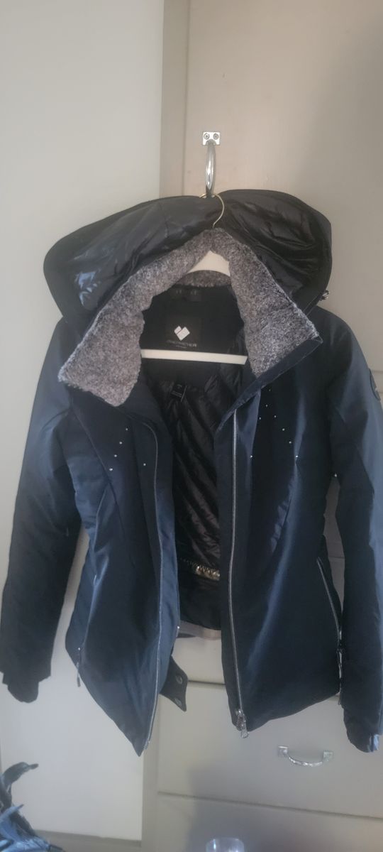 Obermeyer Evanna SC Down Jacket Women's Size 8 Black Insulated