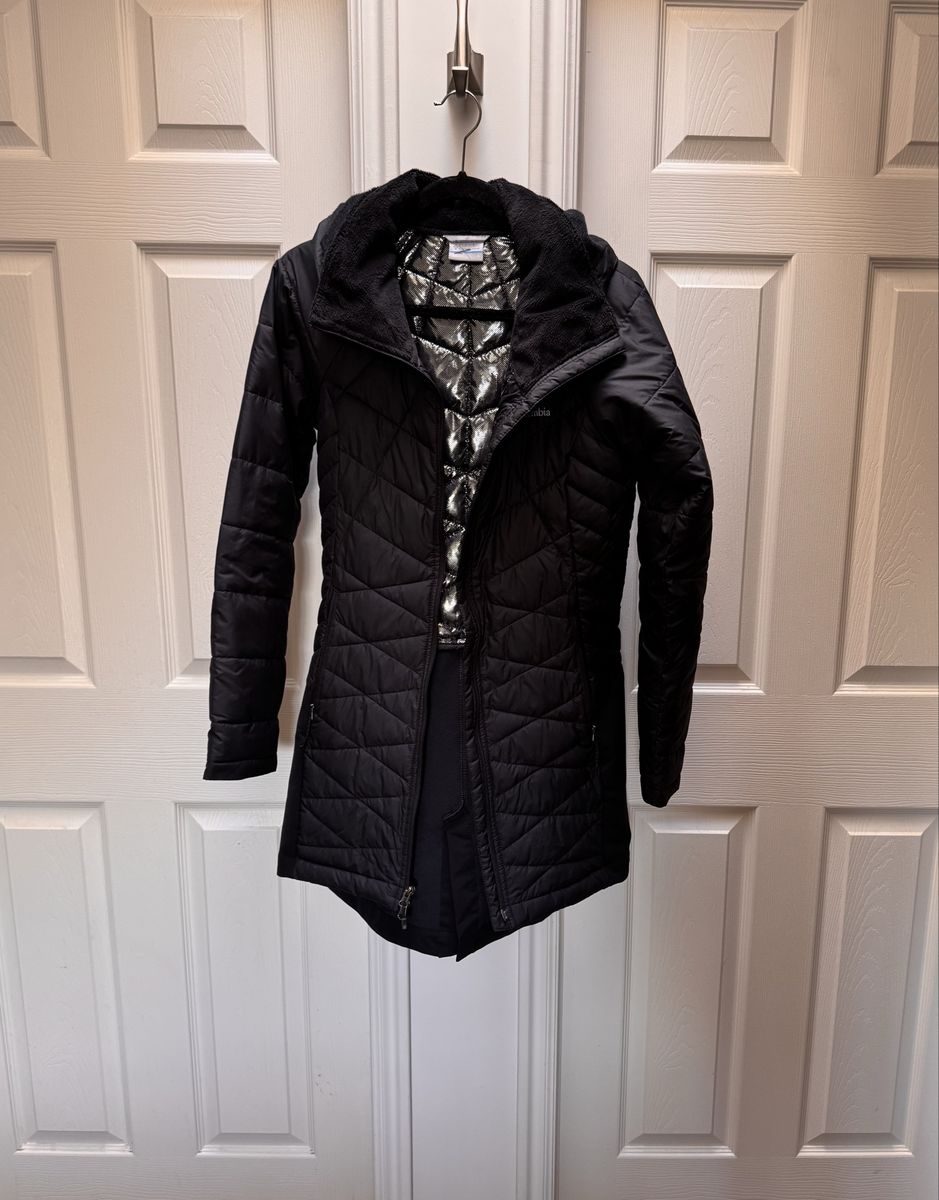 Columbia Women’s Small Omni Heat Warm Jacket Coat Black