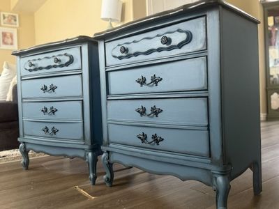 XL Vintage French Nightstands (2)