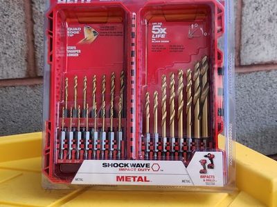 Milwaukee 48-89-4631 Shockwave Red Helix 23pc Titanium Drill Bit Set — New, Sealed