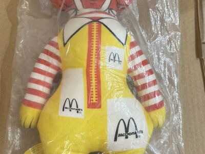 Vintage 1986 Ronald McDonald 13” Plushie