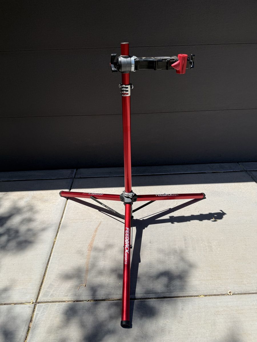 Feedback Sports Pro Elite Bicycle Repair Stand - Red