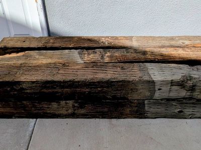 Six Wooden Railroad Ties / Landscape Timber