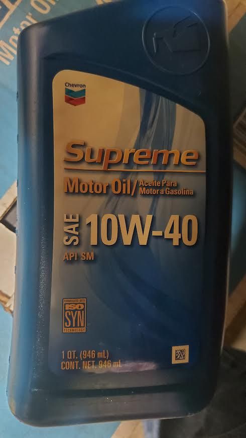 Chevron Supreme Motor - Oil 10W-40