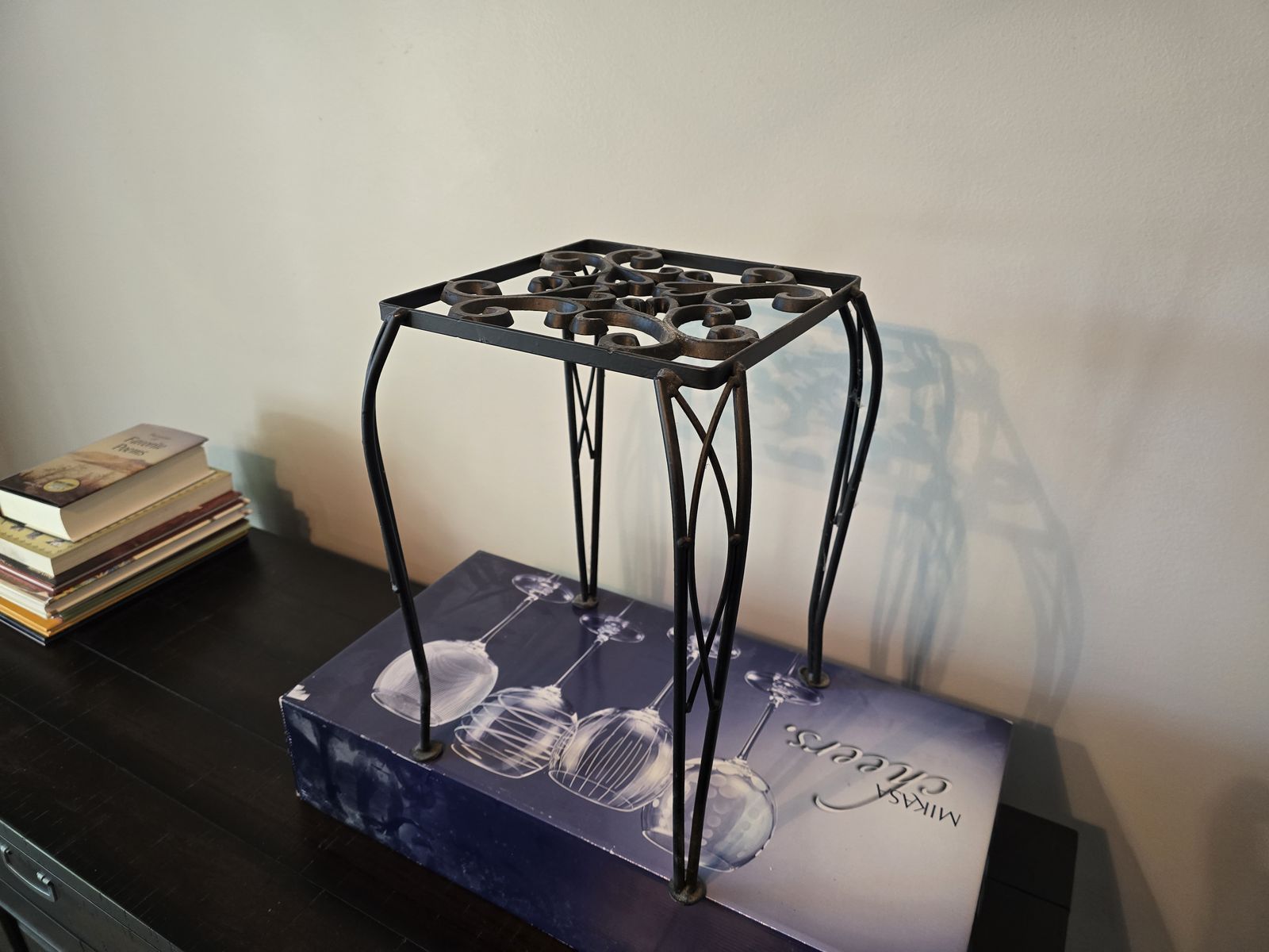 Black Metal Planter Base / Plant Stand