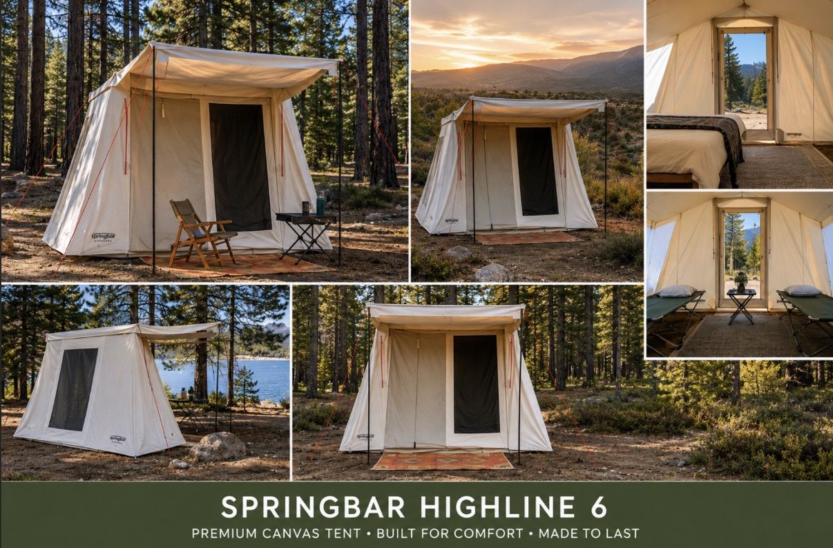 Springbar highline canvas tent