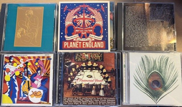 CD's - XTC & Adjacent (it's just about all of them - 18 total)