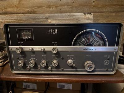 Hallicrafters HT-37 Transmitter, SX-111 Receiver, and HA-1 Keyer - Vintage Ham Radio Set