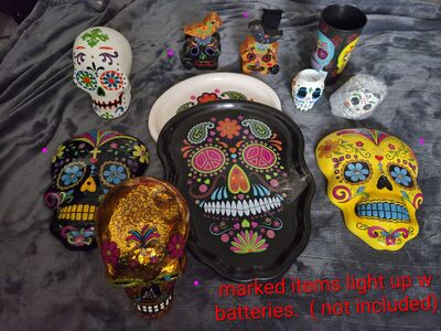 Day of the Dead (Día de los Muertos) Sugar Skull Decor