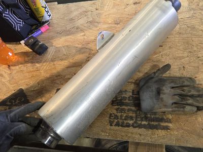 Suzuki motorcycle muffler