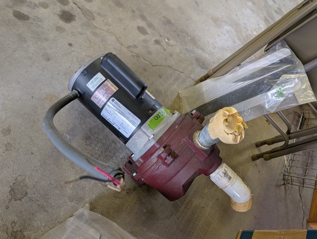 2. horsepower jet pump motor