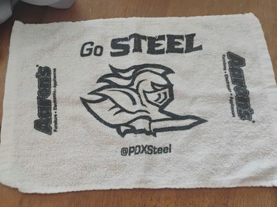 PDX Steel "Go STEEL" Fan Towel Aaron's Sports Memorabilia