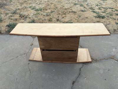Wooden TV Stand / Media Console with Two Drawers