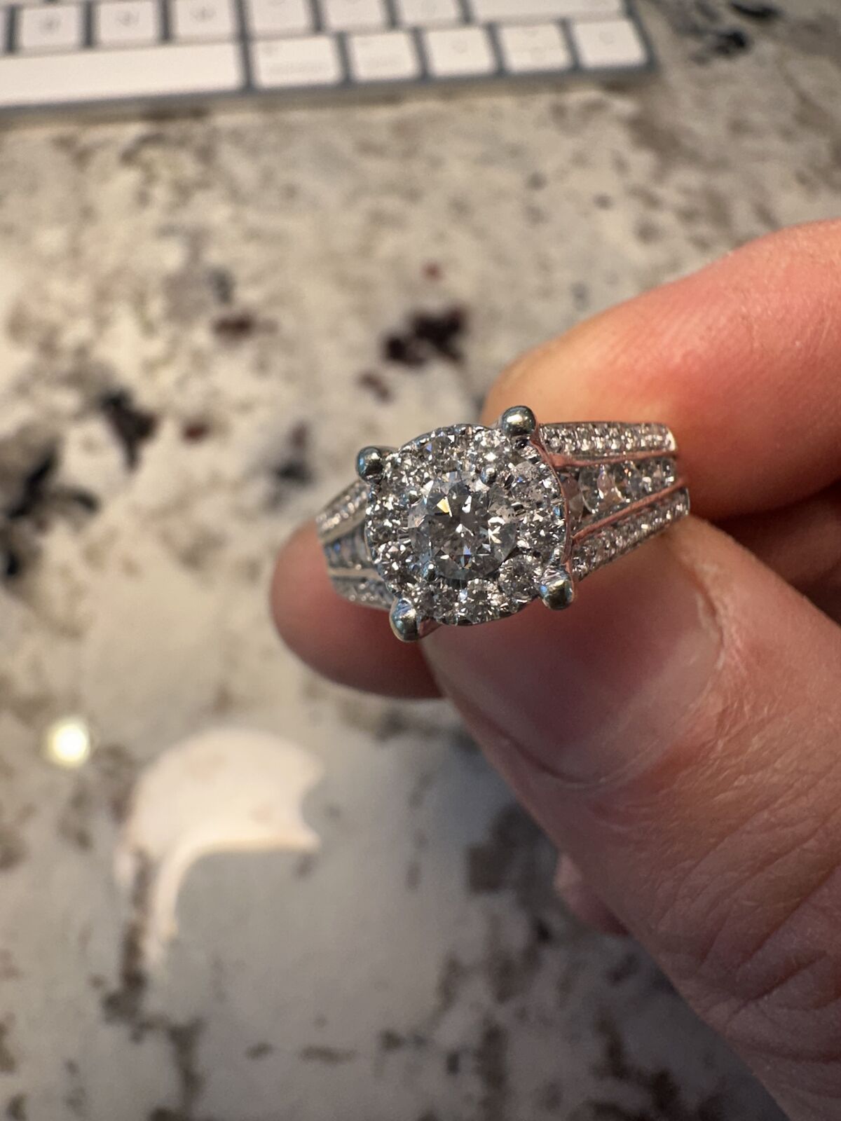 Natural Diamond Engagement Ring