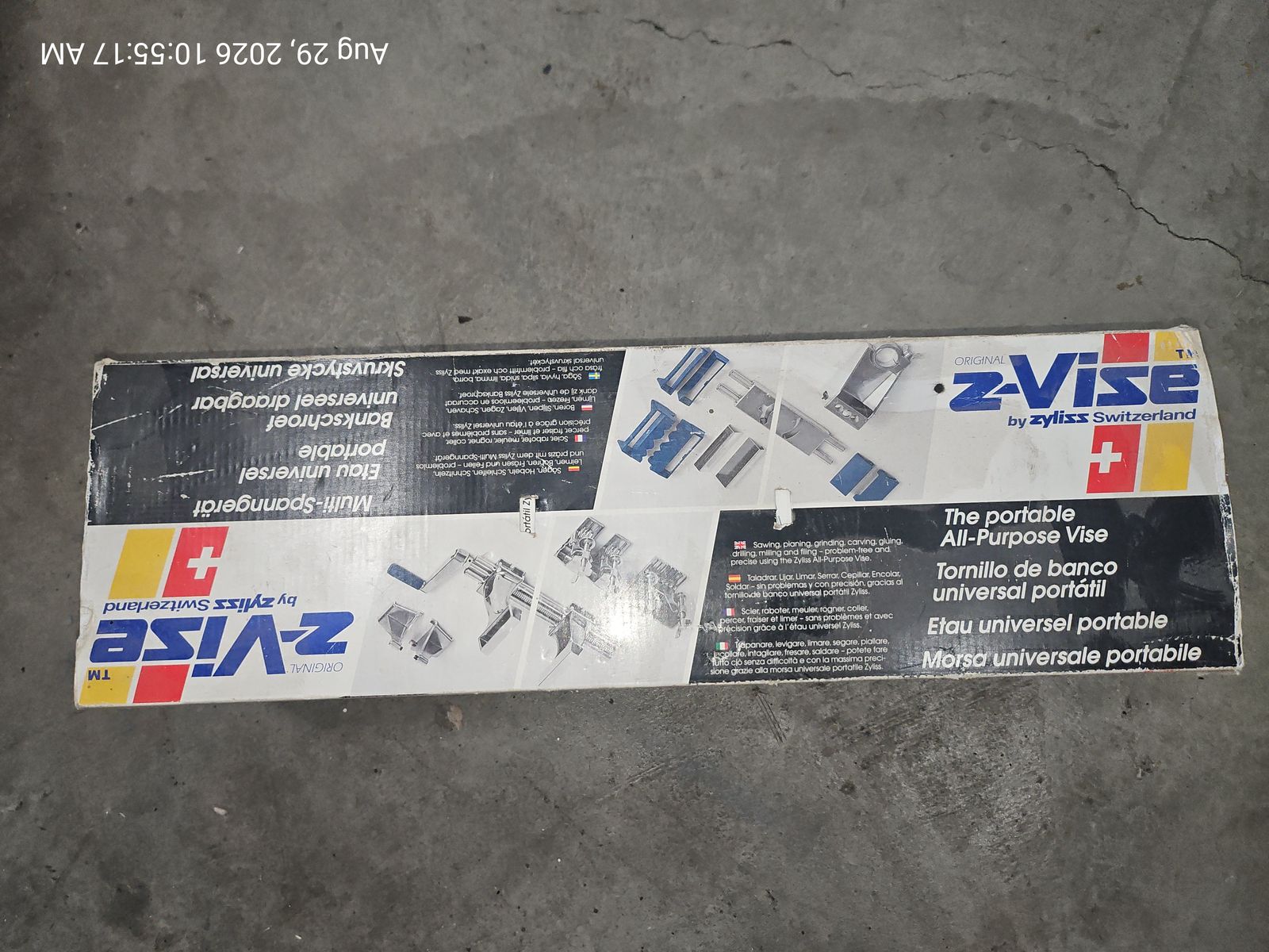 New in Box Zyliss Z-Vise Portable All-Purpose Vise Multi-Spanngerät