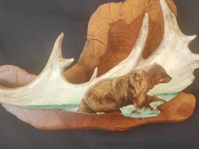 Brown Bear on the River