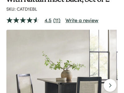 Dining Room Chairs (2 Pack)