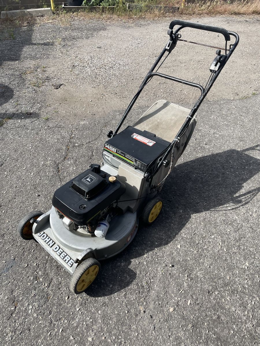 John Deere 14SB walk behind self propelled lawn mower commercial