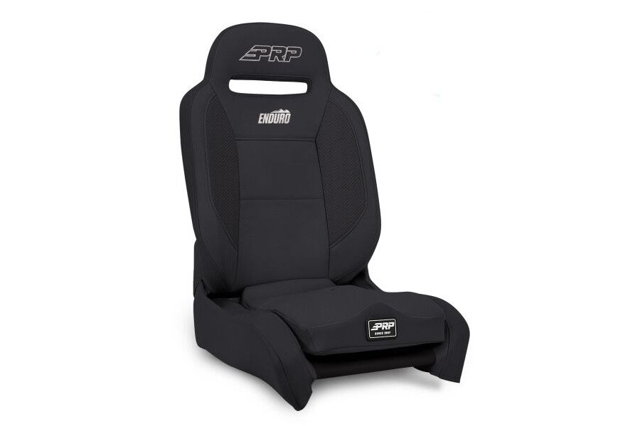 PRP Enduro Elite Reclining Suspension Seat Passenger Side All Black Vinyl PRP A31011045-50 Jeep JK TJ XJ LJ UTV ATV