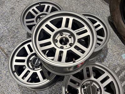 Vision Wheel Gunmetal 5-Spoke Alloy Rims (Set of 5) - Used