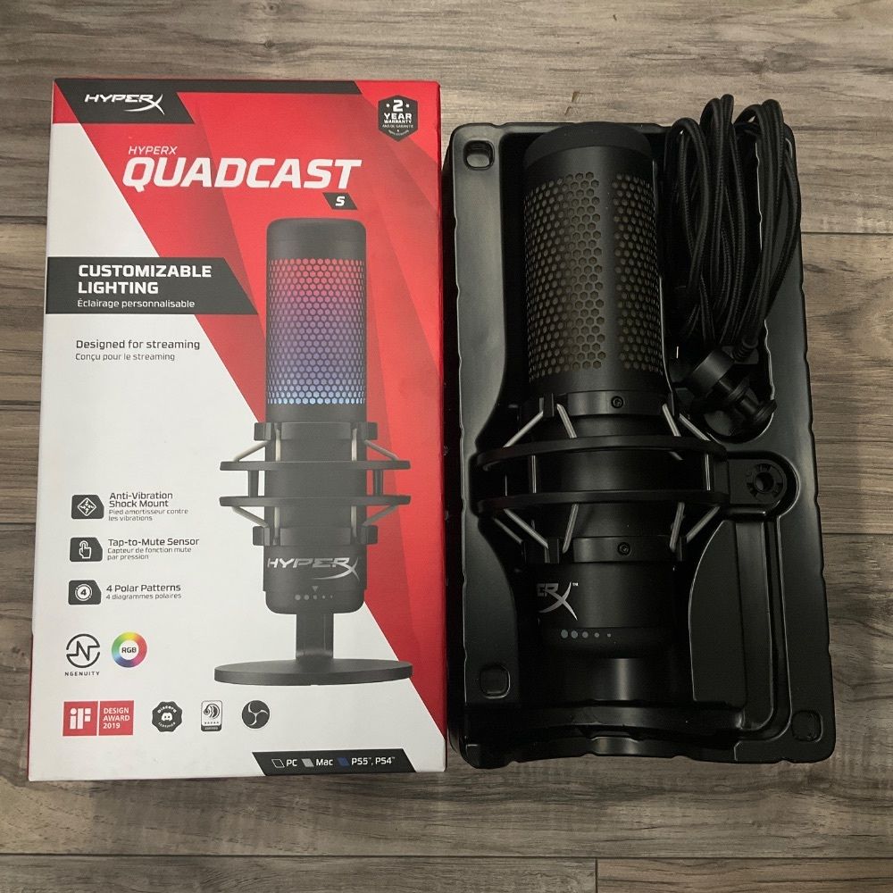HYPERX QUADCAST S MICROHPONE