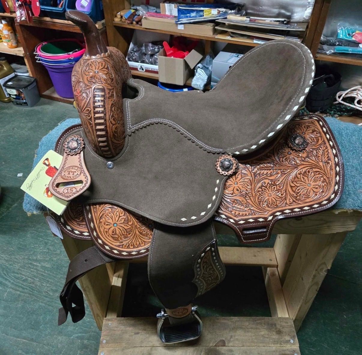 15” Barrel Saddle For Sale
